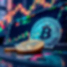 WebDollar cryptocurrency logo and market performance chart