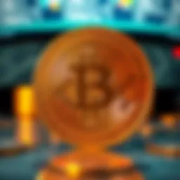 Representation of Bitcoin as a digital currency