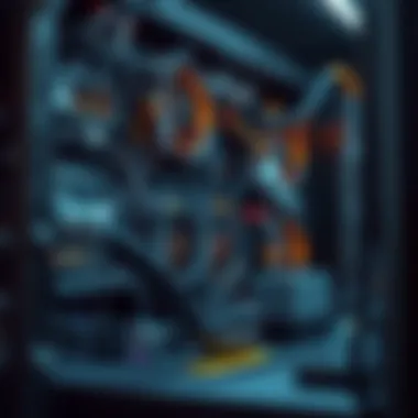 Energy-efficient mining rig layout