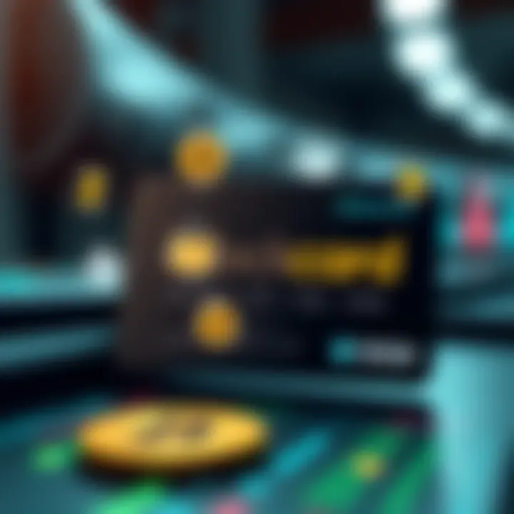 Integration of BlockCard with various cryptocurrency wallets depicted with connected wallet icons