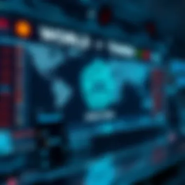 Cryptocurrency exchange platform showcasing World Token