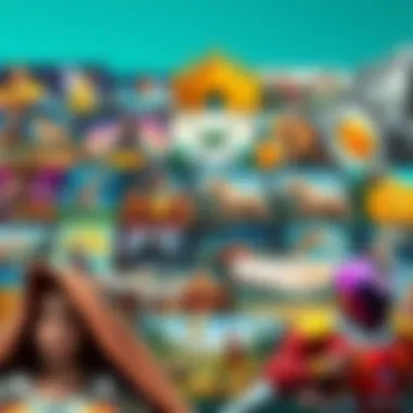 Diverse Styles of NFT Artworks A collage showcasing various NFT artworks and their diverse styles.