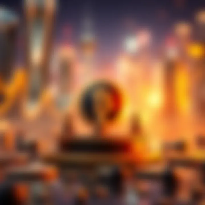 Illustration of technological advancements in blockchain