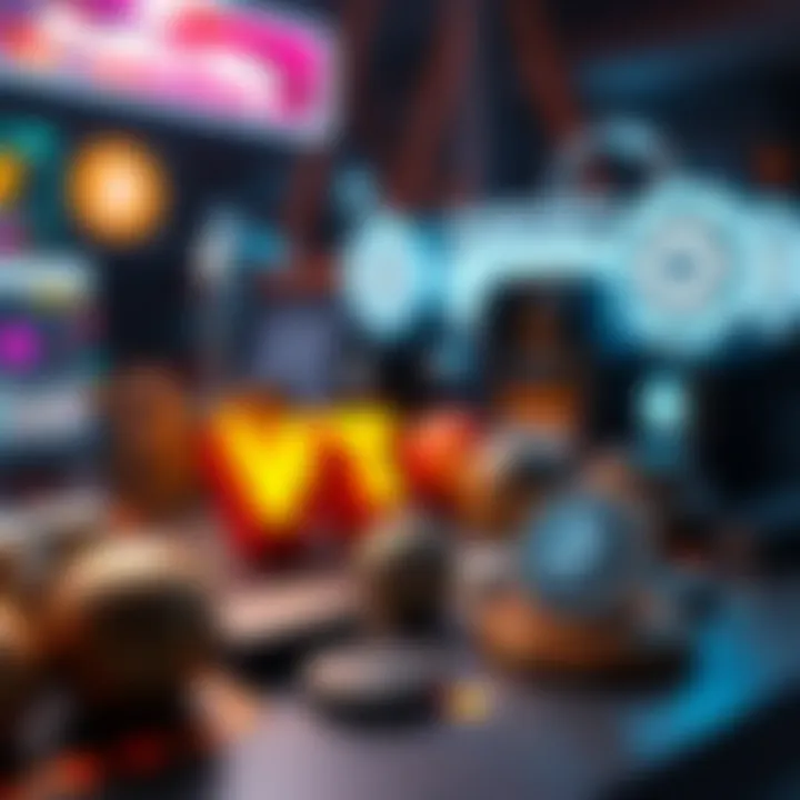 Conceptual image of branding elements for NFTs