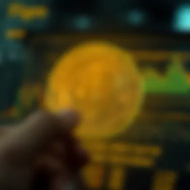 Visual representation of a blockchain wallet interface