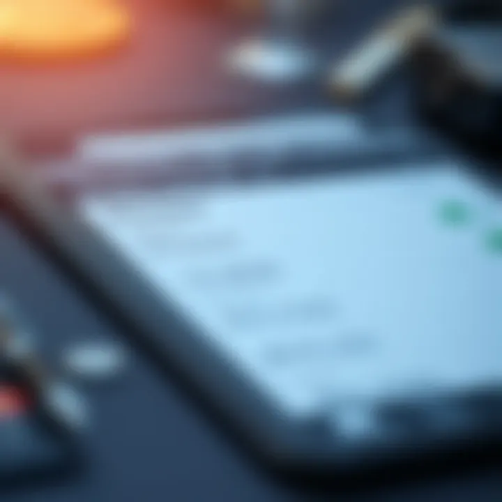 Illustration of privacy settings in a digital wallet