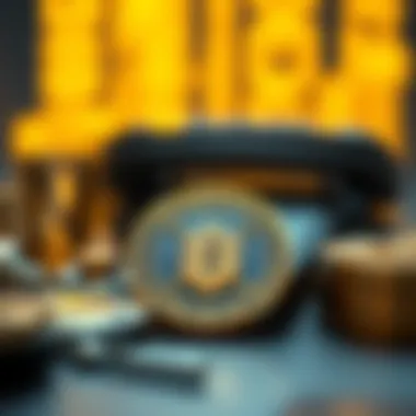 Security features for managing a blockchain wallet