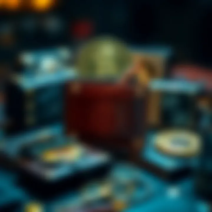 Diverse types of blockchain wallets displayed