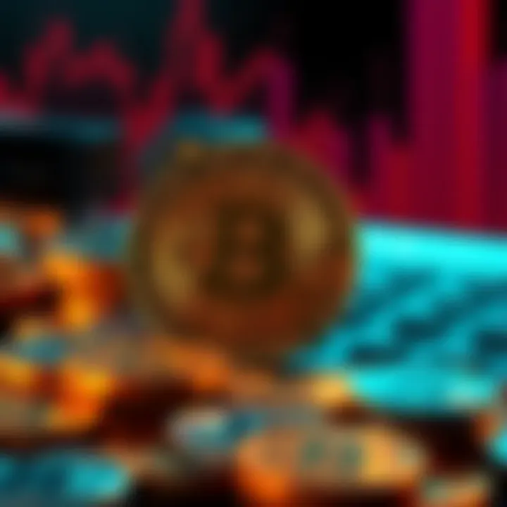 Illustration of compounding effects on cryptocurrency investments