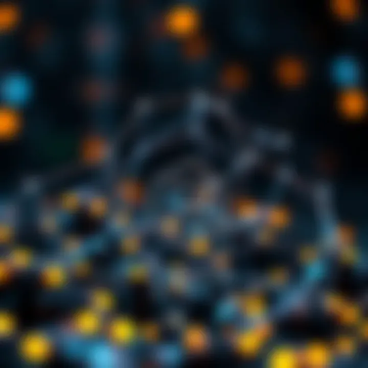 Blockchain as the Backbone of Web3 Visual representation of blockchain technology in action