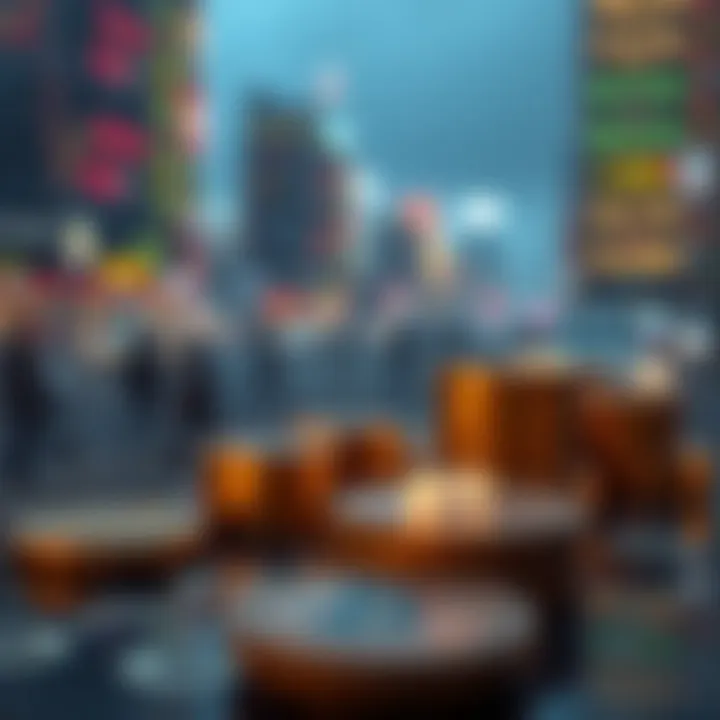 Visual representation of risk management strategies in trading