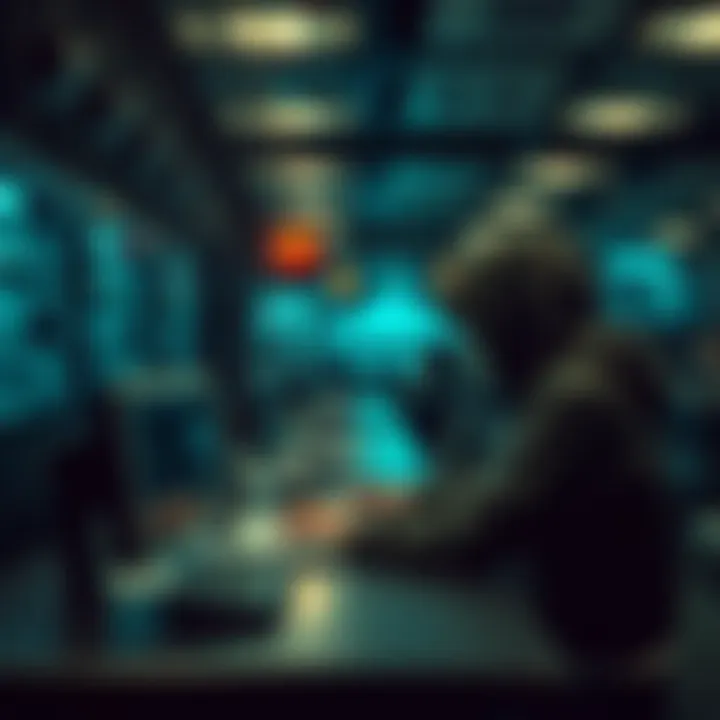A graphic illustrating notable case studies in cybercrime