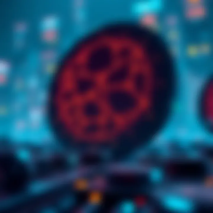 Regulatory Frameworks in the Crypto Landscape Illustration of regulatory frameworks influencing cryptocurrencies