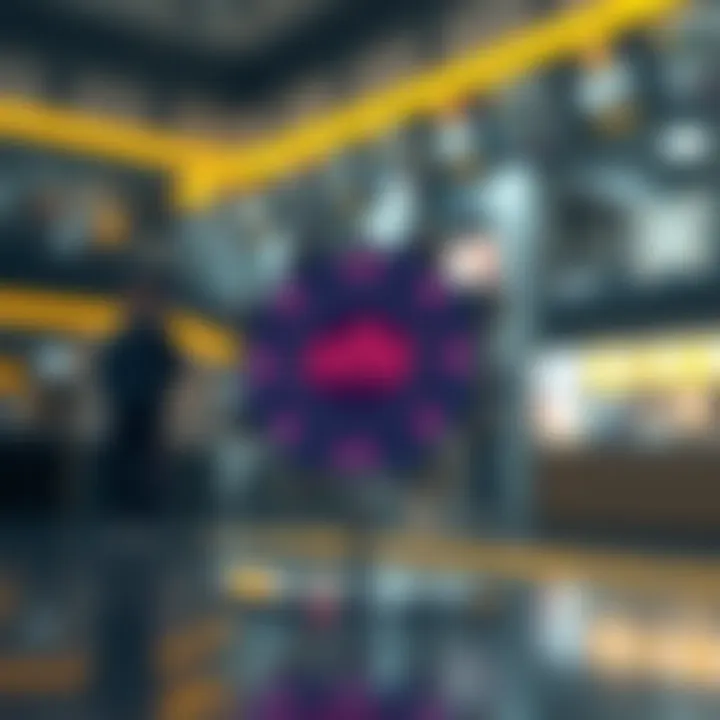 The Essence of NFTs in Digital Art A digital artwork representing the concept of NFTs.