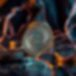 Abstract representation of alpha cryptocurrencies