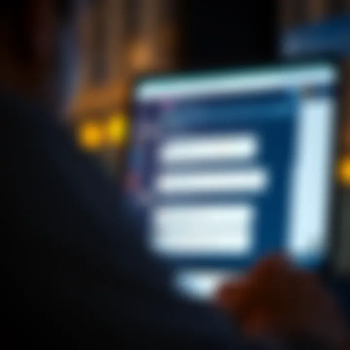 Active Conversations on Cryptocurrency Forums A close-up of a digital device displaying an active forum conversation