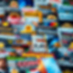 A diverse selection of coin magazines showcasing various cryptocurrency topics