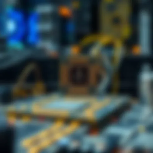 CPU Mining Architecture Overview Visual representation of CPU mining architecture