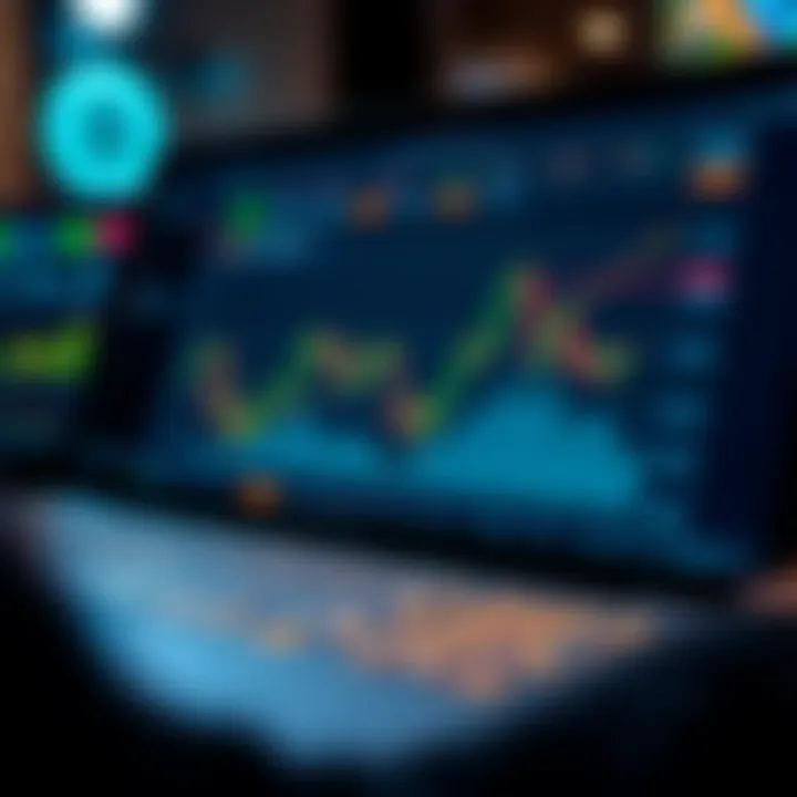 Crypto Charting Tool User Interface User interface of a crypto charting tool