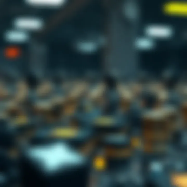 Profitability Trends in Cryptocurrency Mining An infographic illustrating the profitability trends in cryptocurrency mining