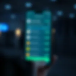 Cash App interface showcasing cryptocurrency options
