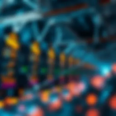 The Future of Cryptocurrency Networks and Their Implications A futuristic depiction of cryptocurrency networks and their impact