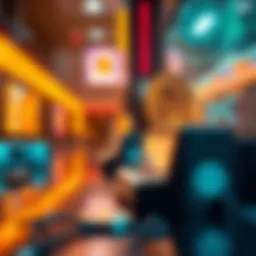 Conceptual illustration of digital assets