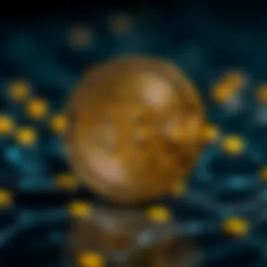 Bitcoin: The Pioneer of Cryptocurrency Symbol of Bitcoin with digital patterns