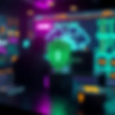 Visual representation of the benefits of decentralized VPN services