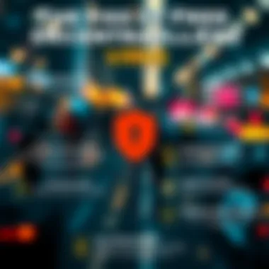 Infographic highlighting potential risks associated with free decentralized VPNs