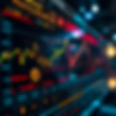 Chart showing historical performance of major cryptocurrencies