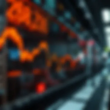 Conceptual representation of limit price mechanics in stock trading.