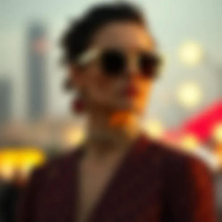 Visual representation of NFT technology in fashion