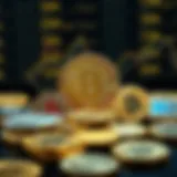 A visual representation of various cryptocurrency platforms