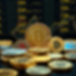 A visual representation of various cryptocurrency platforms