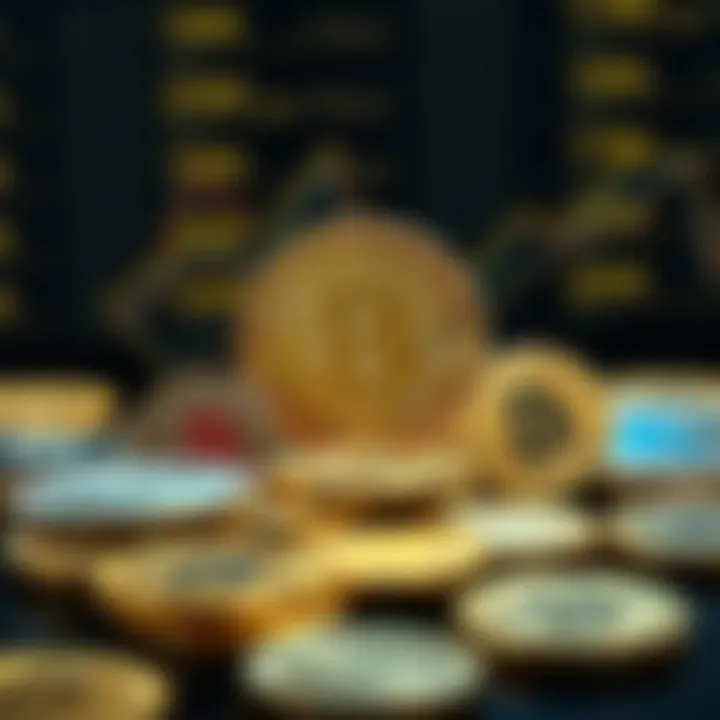 A visual representation of various cryptocurrency platforms