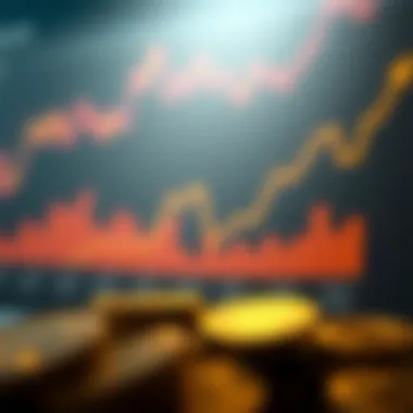 Chart illustrating potential risks and volatility in cryptocurrency investments