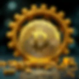 Visual representation of Proof of Stake mechanics