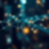 Blockchain network visualizing social impact