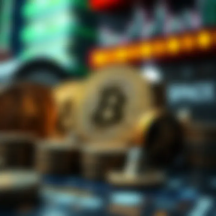 Conceptual depiction of digital asset investment