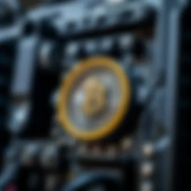 Close-up view of the ASIC S9 hardware showcasing its intricate design and components