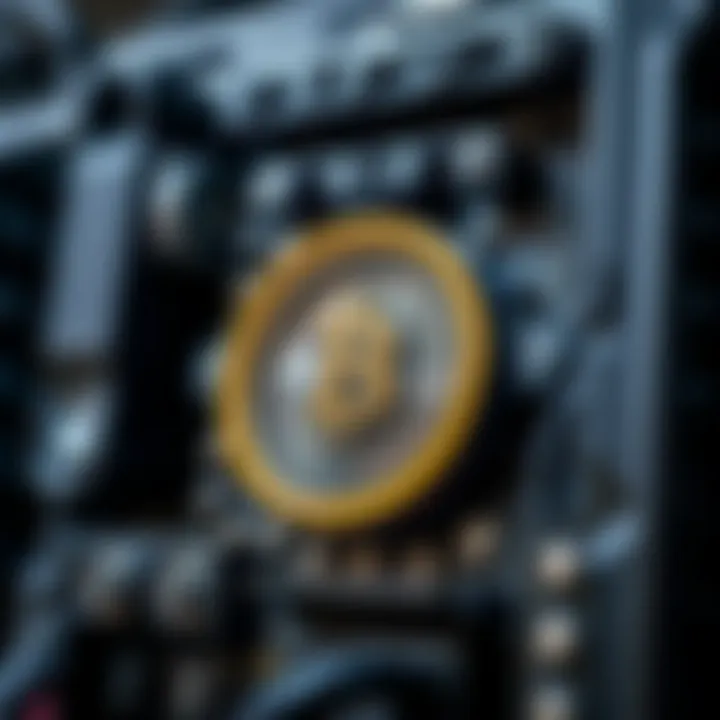 Close-up view of the ASIC S9 hardware showcasing its intricate design and components