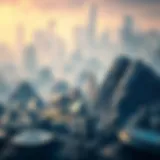 Visual representation of various NFT cryptocurrencies