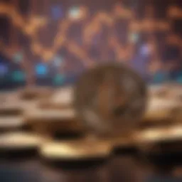 Visual representation of cryptocurrency market fluctuations