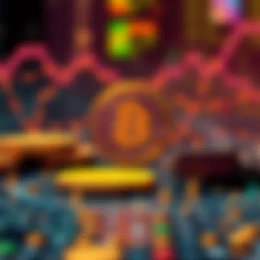 Conceptual illustration of blockchain technology