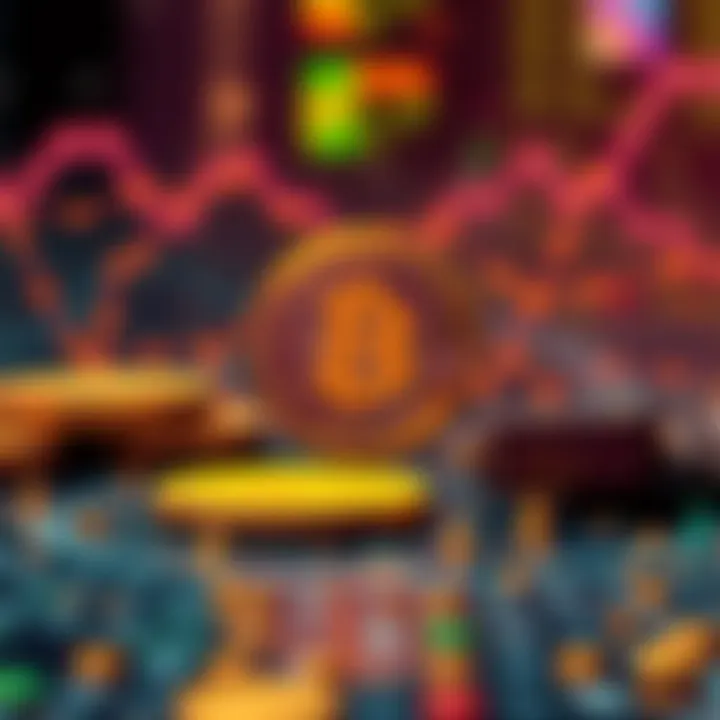 Conceptual illustration of blockchain technology