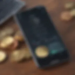 User interface of the Duino Coin web wallet showcasing its features.