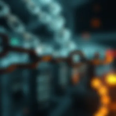 Abstract illustration of interconnected chains symbolizing future chains