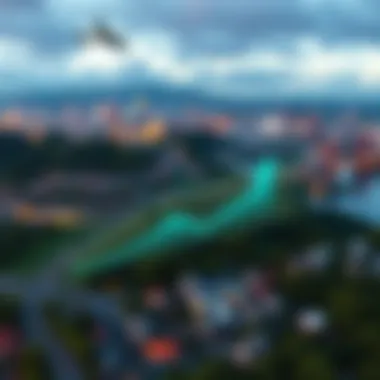 Navigating Regulatory Landscapes Graph depicting regulatory trends in cryptocurrency