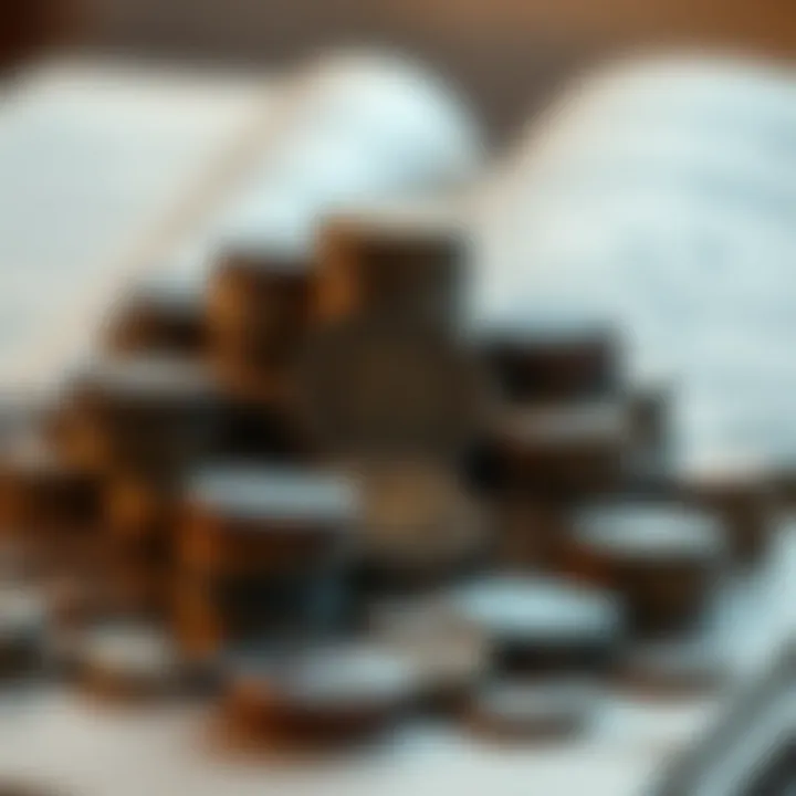 A beautifully arranged collection of ancient coins